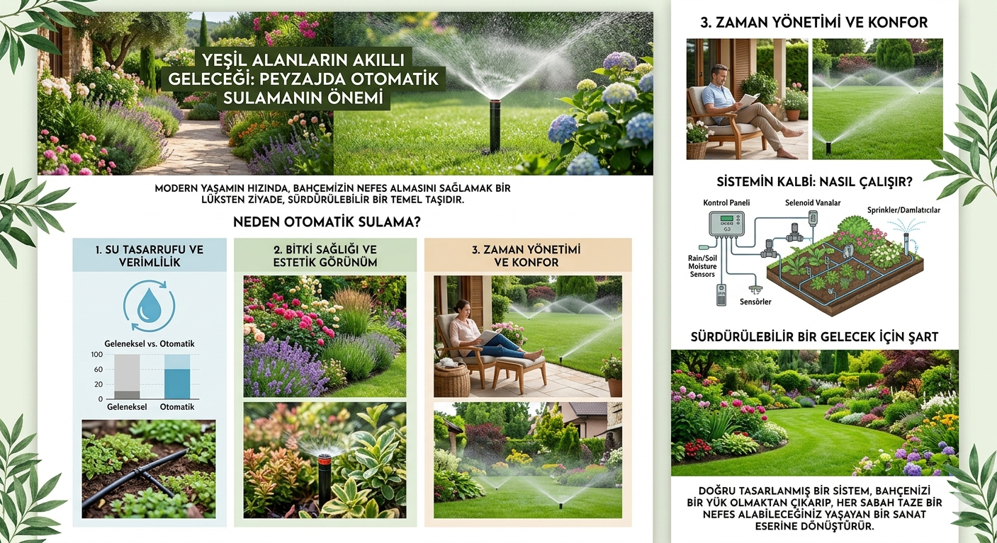 OTOMATİK SULAMANIN &Ouml;NEMİ