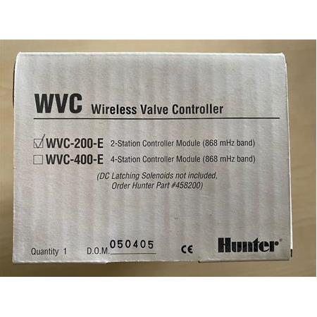 Hunter WVC-200 E /  2 Bölge - 9 Volt Pilli Kontrol Ünitesi -  Kablosuz