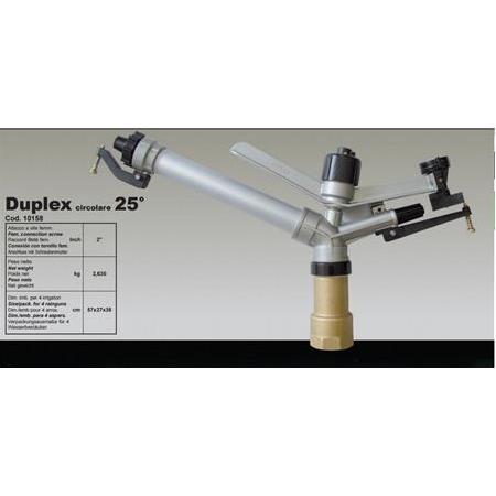 YAĞMURLAMA SULAMA TABANCASI İTALYAN 360 DERECE AÇISIZ SİME DUBLEX 2" - 46  metre Yarıçap